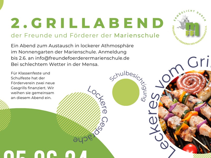 2. Grillabend des Fördervereins