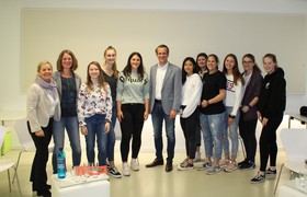 Oberbürgermeister zu Besuch an der Marienschule